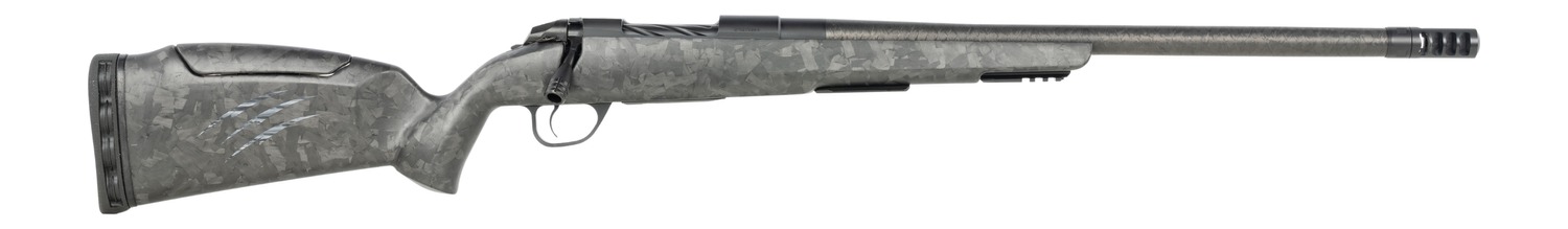 Fierce Firearms CT Rage LR Full Size 25 Creedmoor 4+1 22" Carbon Fiber Match Grade Threaded Barrel, Black Cerakote Titanium Drilled & Tapped Receiver, Picatinny Rail Forend, Carbon Matrix Push Button
