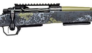 Horizon Firearms HRF-VE2-25CM-22R Venatic 2 25 Creedmoor 22" Sage Green Spiral Fluted Threaded Barrel, Black DLC Receiver w/Picatinny Rail, Arca Rail Forend, Artic Moss Iota EKO X Carbon Fiber Stock