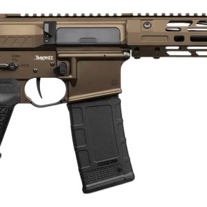 CMMG 30A0ED0-MB Zeroed Banshee Mk4 300 Blackout 30+1 6.50" Black Nitride Threaded Barrel, Midnight Bronze Cerakote Aluminum Receiver w/Picatinny Rail, M-LOK Handguard, Black Polymer CMMG RipBrace, CMM