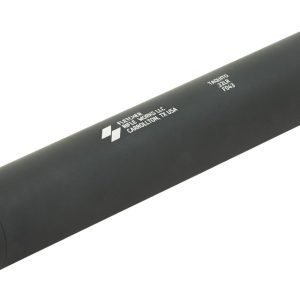 Fletcher Rifle Works TAQUITOBLK Taquito 22LR 1" Black Stainless Steel/Aluminum 1/2"x28