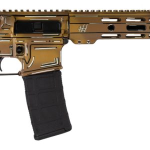 Shark Coast Tactical SCC101952AFDE Anime-15  5.56 NATO 30+1 16" Black Nitride Threaded Barrel, Flat Dark Earth Cerakote Aluminum Receiver w/Picatinny Rail, M-LOK Handguard, Magpul Collapsible Black Po