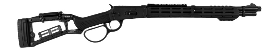 Derya Firearms RAN.18.44 RAN 44 Mag 8+1 18" Black Melonite Threaded Barrel, Black Melonite Steel Receiver w/Picatinny Rail, M-LOK/Picatinny Rail Forend, Black Ironwolf Aluminum Stock