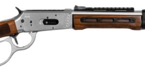 Derya Firearms RAN.20.45 RAN  45 Long Colt 9+1 20" Polished Nickel Threaded Barrel & Steel Receiver w/Picatinny Rail, M-LOK Forend, Walnut Fixed w/M-LOK Stock