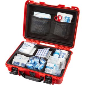 NANUK 910S-880RD-PA0-FSA02 910 FIRST AID CASE RED