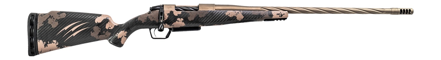 Fierce Firearms ROGSSX25CM20BRS Twisted Rogue XP 25 Creedmoor 3+1 20" Smoked Bronze Cerakote Spiral Fluted Threaded Barrel, Stainless Steel Drilled & Tapped Receiver, Picatinny Rail Forend, Sonora Amb