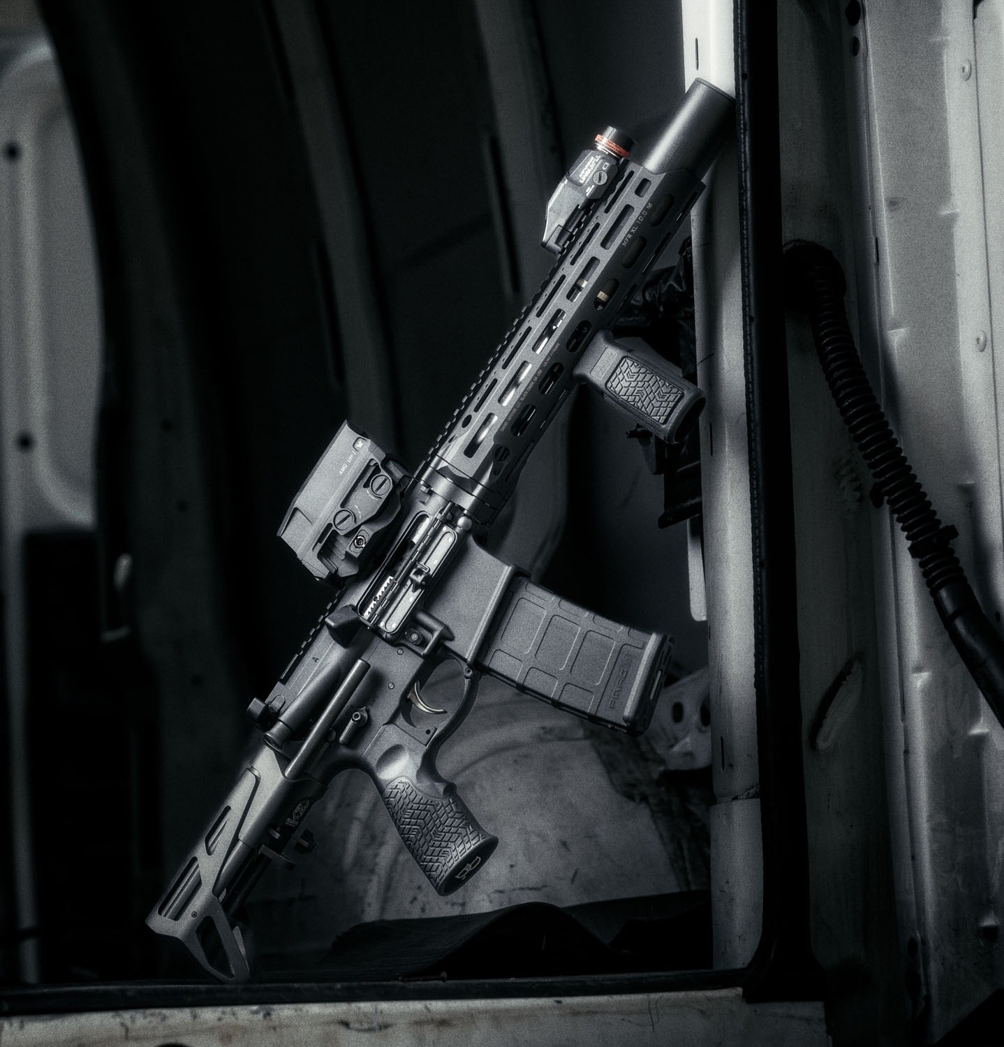 CNC Firearms CNCDDPDW300 Daniel Defense PPW Regulator 300 BO 30+1 7" Threaded Barrel, Black Aluminum Receiver w/Picatinny Rail, M-LOK Handguard, Maxim Defense CQB Gen 7 Black Polymer Buttstock, Black