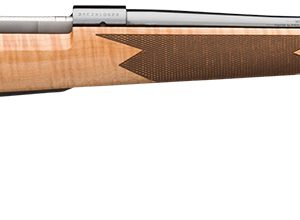 Winchester Repeating Arms 535218212 Model 70 Super Grade 243 Win Caliber with 5+1 Capacity, 22" Barrel, High Polished Blued Metal Finish & Gloss AAA Maple Stock Right Hand (Full Size)