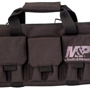M&P Accessories 110028 Pro Tac Handgun Case Black Nylon Holds Handgun
