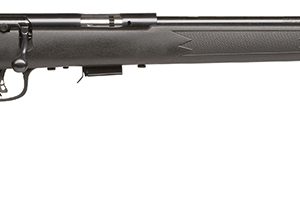 Savage Arms 96709 93R17 F Full Size 17 HMR 5+1 21" Matte Black Button Rifled Barrel, Matte Black Drilled & Tapped Carbon Steel Receiver, Matte Black Fixed Synthetic Stock, Right Hand
