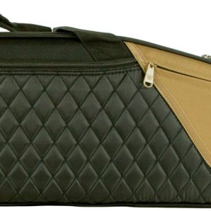 Bulldog BD36044 Elite Rifle Case 44" Black w/Tan Panels Water-Resistant Nylon