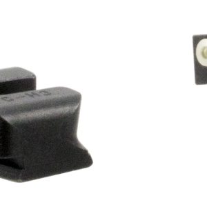 TruGlo TG231W1W Tritium Pro Black | Green Tritium White Outline Front Sight Green Tritium Rear Sight