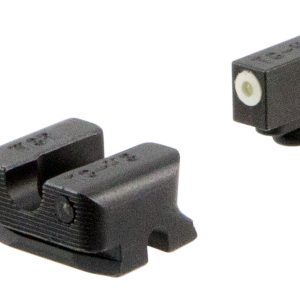 TruGlo TG231W3W Tritium Pro Black | Green Tritium White Outline Front Sight Green Tritium Rear Sight