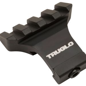 TruGlo TG8975B 45 Degree Offset Picatinny Rail Mount  Black Anodized