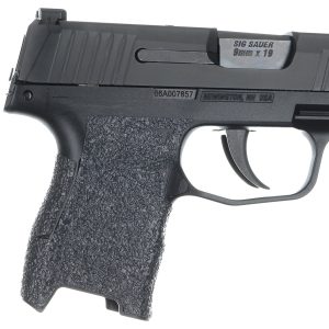 Talon Grips 001R Adhesive Grip Textured Black Rubber for Sig Compact P320, P250, M17, M18 with Medium Grip Module
