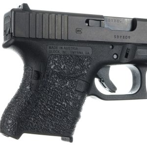 Talon Grips 116R Adhesive Grip Compatible w/Glock 26/27/28/33/39 Gen4 w/No Backstrap, Black Textured Rubber