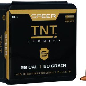 Speer 1030 TNT  22Cal 50gr Jacketed Hollow Point 100 Per Box/5 Case
