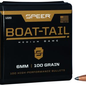 Speer 1220 Boat-Tail 6mm 100gr Jacketed Soft Point Boat Tail 100 Per Box/5 Case