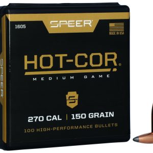 Speer 1605 Hot-Cor 277Cal 150gr Spitzer Soft Point 100 Per Box/5 Case