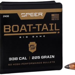 Speer 2406 Boat-Tail  .338 225 gr Spitzer Boat Tail Soft Point 50