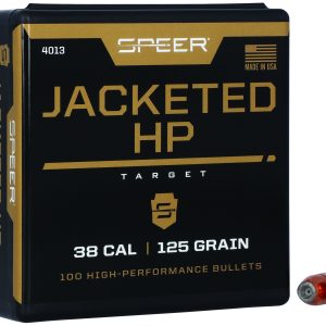 Speer 4013 Handgun  38Cal 125gr Jacketed Hollow Point 100 Per Box/5 Case
