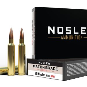 Nosler 60029 Match Grade 30Nosler 190gr Custom Competition Hollow Point Boat Tail 20 Per Box/10 Case