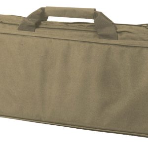 US PeaceKeeper P40036 RAT Case Water Resistant Tan 600D Polyester w/ Padding Adjustable Straps Air Vents & Front Pocket w/ Triple Mag Pouch