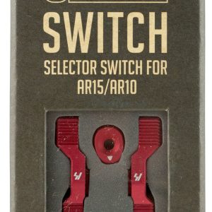 Strike ARSSSRED Strike Switch 60/90 Degree Red Aluminum AR-Platform Ambidextrous