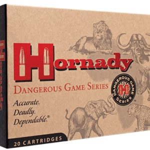 Hornady 8265 Dangerous Game 416Rigby 400gr Dangerous Game Solid 20 Per Box/6 Case
