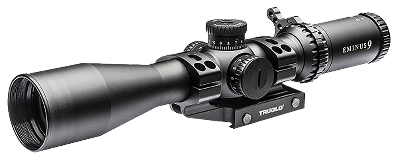TruGlo TG-8541TLR Eminus Black Anodized 4-16x44mm 30mm Tube Dual Illuminated (Green/Red)TacPlex MOA Reticle