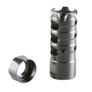 Patriot Ordnance Factory 00309 Triple Port Muzzle Brake Black Nitride 5/8"x24 Thread, 308 Win 7.62x51mm NATO