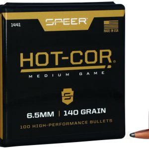 Speer 1441 Hot-Cor 264Cal 140gr Spitzer Soft Point 100 Per Box/5 Case