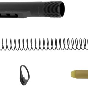 UTG Pro TLU001-KIT Receiver Extension Kit Mil-Spec AR-15 6 position Black Hardcoat Anodized Aluminum Rifle
