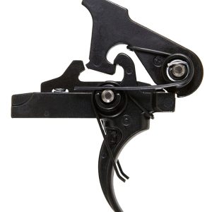 Geissele Automatics 05145 G2S Two-Stage Curved Trigger w/4.25-4.75 lbs Draw Weight, Black Oxide Finish for AR-15/AR-10