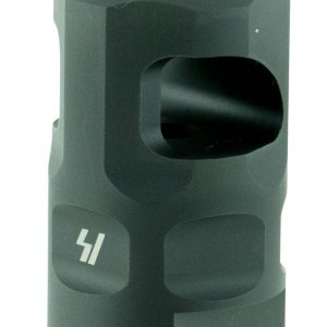 Strike Industries SAILCOMP Sail Comp  Black Steel with 1/2"-28 tpi Threads, 1.57" OAL & 0.26" Diameter for 223 Rem, 5.56x45mm NATO AR-Platform