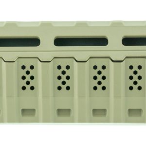 Strike STRIKEHGCFD Viper Carbine Length Handguard AR-Platform Flat Dark Earth, Black Inserts Polymer