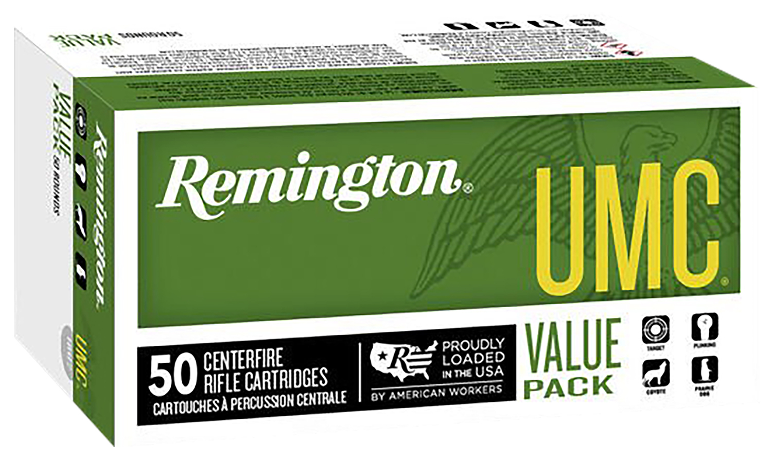 Remington Ammunition 23906 UMC Value Pack 223Rem 45gr Jacketed Hollow Point 50 Per Box/8 Case