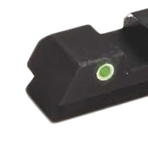 AmeriGlo GL119 Classic Tritium Sight Set for Glock Green Tritium White Outline Front Sight-Green Tritium White Outline Rear Sight