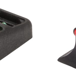 TruGlo TG961R Slug Gun Series Black | Red Fiber Optic Front Sight Green Fiber Optic Rear