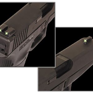 TruGlo TG231K Tritium Black | Green Tritium Front Sight Green Tritium Rear Sight