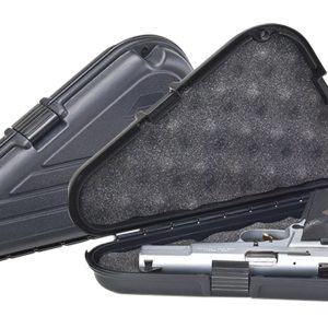 Plano 142300 Protector Pistol Case Large Black Polymer Holds Handgun