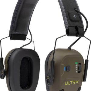 ULTRX BIONIC FUSE ION E-MUFF - BLUETOOTH EARMUFF 22db OLIVE