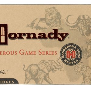 Hornady 8232 Dangerous Game 375Ruger 300gr Dangerous Game Solid 20 Per Box/6 Case