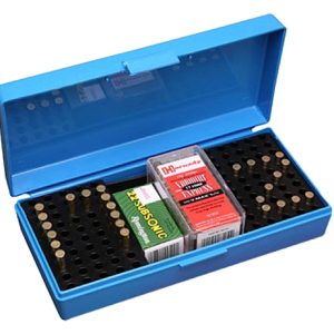 MTM Case-Gard SB20020 SB-200 Multi-Caliber Rimfire Rifles Blue Polypropylene 100-250rd