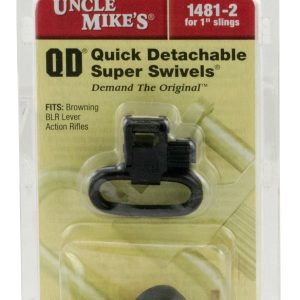 Uncle Mike's 14812 Super Swivel Quick Detach 115 BLR Blued 1" Loop for Browning BLR (Does Not Fit BLR Lightening)