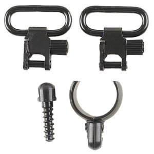 Uncle Mike's 15912 Magnum Band Swivel Set Quick Detach 115 SG-1 Blued 1" Loop for 12 Gauge Single/ Over Under Barrel Shotgun