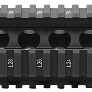 BCM QRF10556BLK QRF Handguard 10" Free-Floating Style Made of Aluminum with Black Anodized Finish & Picatinny Rial for AR-Platform