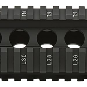 BCM QRF12556BLK QRF 12" Free-Floating Style Made of Aluminum with Black Anodized Finish & Picatinny Rail for AR-Platform