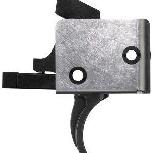 CMC Triggers 93501 Drop-In Single-Stage Curved Trigger w/ 5-5.50 lbs Draw Weight & Black/Silver Finish