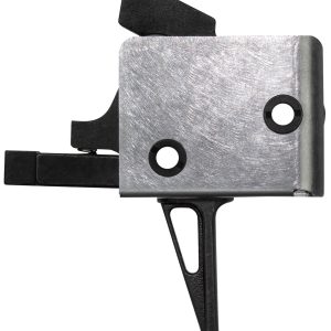 CMC Triggers 92503 Drop-In Single-Stage Flat Trigger w/ 4-4.50 lbs Draw Weight & Black/Silver Finish