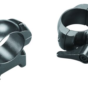 Weaver Mounts 49326 Lever Lok Matte Black 1" High